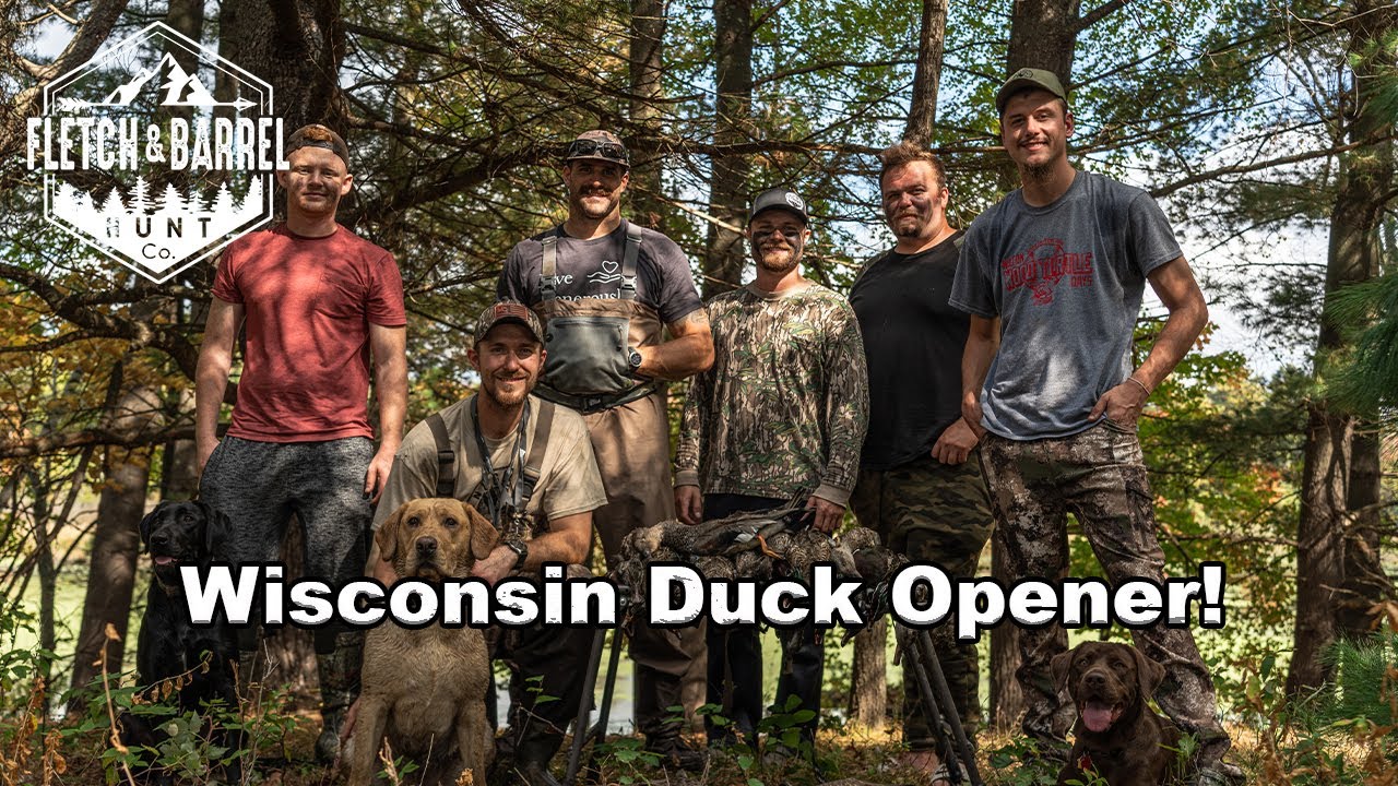 Duck Hunting in Wisconsin Opening Morning Action! YouTube