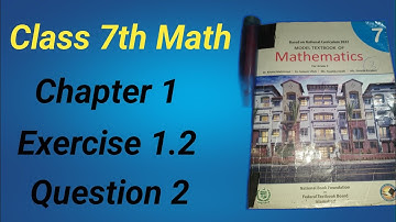 Class 7 Math Chapter 1 Ex 1.2 Q 2 |class 7 math ex 1.2 q 2 