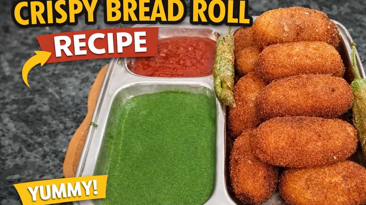 पहली बार बनाएं ब्रेड रोल घर पर इतने आसान तरीके से|bread roll recipe|street food recipe