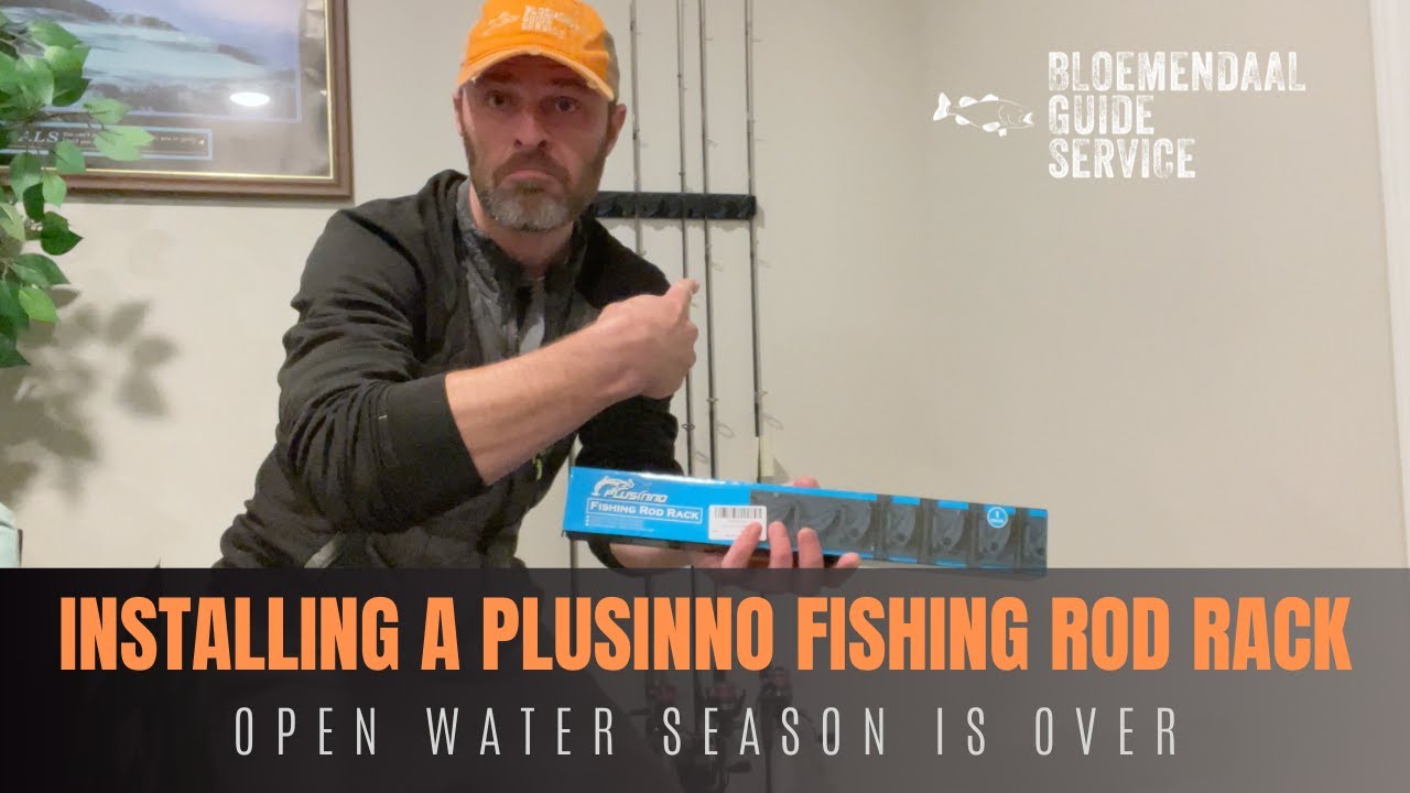 Plussino Fishing Rod Rack Install and Demo 