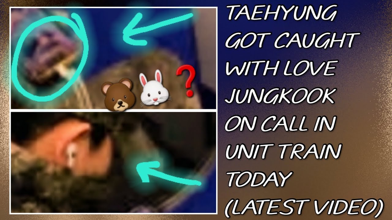 OMG!💋😱Taehyung Got Caught With Love Jungkook On Call In Unit Train