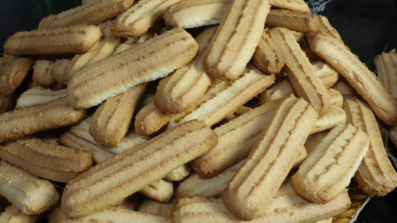 بسكوت النشادر بالطريقه الاصليه وبدون افتكاسات من مطبخي روائع الطبخ الهام