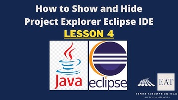 How to Show and Hide Project Explorer in Eclipse IDE?