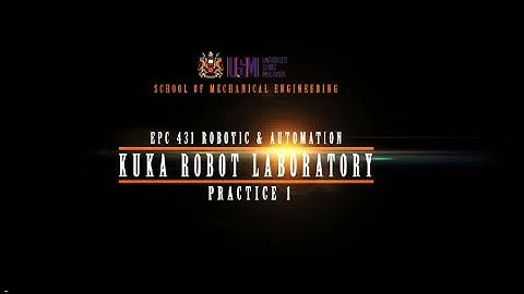 KUKA Robot Laboratory Practice 1