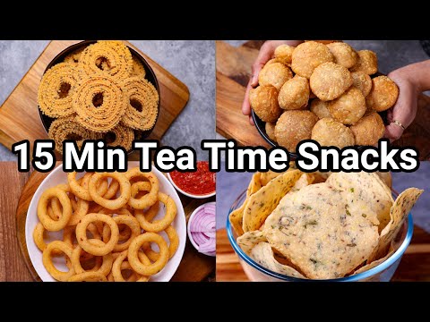 15 Minutes Evening Tea Time Instant Snacks Recipe   Crispy & Crunchy Bakery Munching Snacks