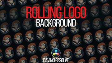 Rolling Logo Background in Davinci Resolve