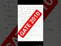 GATE 2010 Physics Classical Mechanics Solutions #gatephysics #gatesolutions #pyq