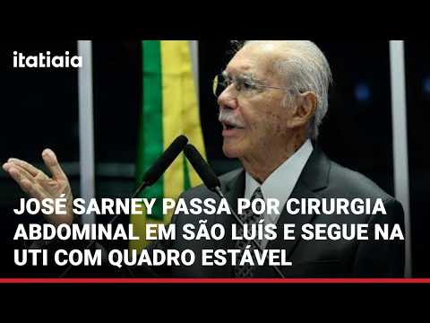 FORMER PRESIDENT JOSÉ SARNEY REMAINS STABLE IN ICU AFTER SURGERY FOR INTESTINAL OBSTRUCTION