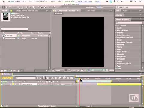 Adobe After Effects CS5 Tutorials - Animation, The Timeline Part No.1
