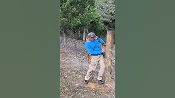 Fastest Fence Wire Install on YouTube!  #fence #homestead