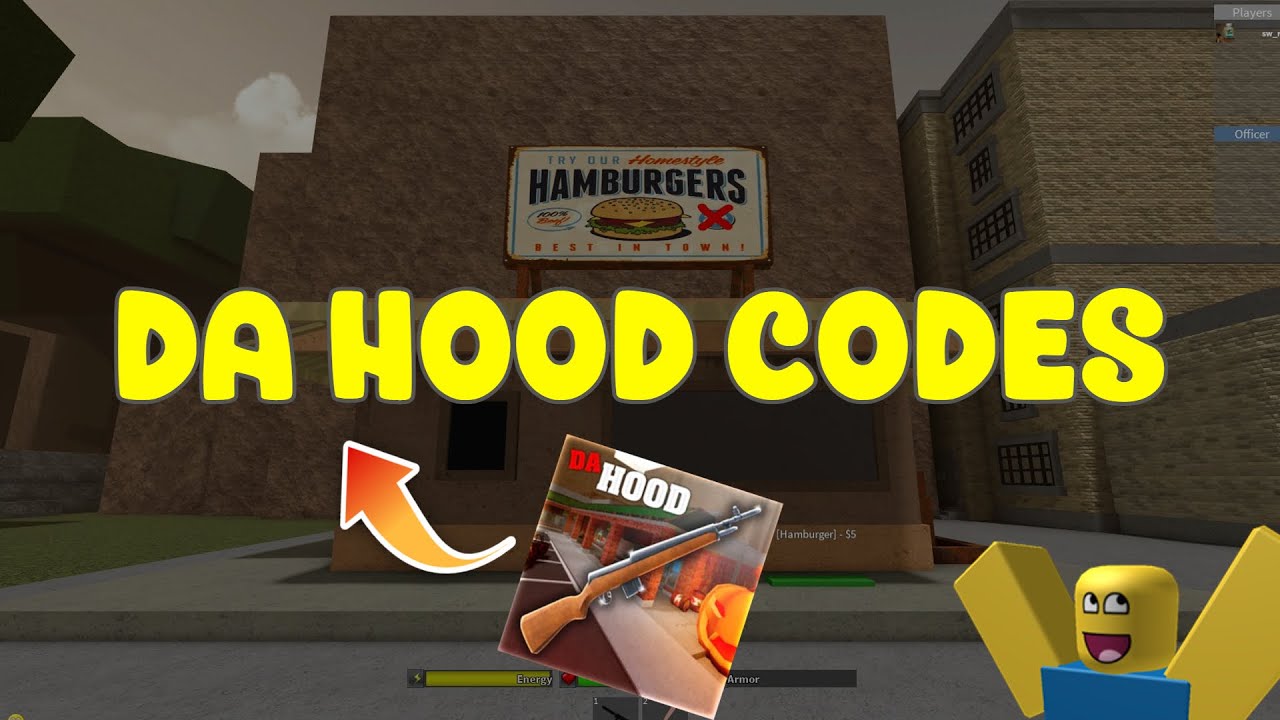 Da Hood Codes for December 2023: Get Free Cash for Skins! - Try Hard Guides