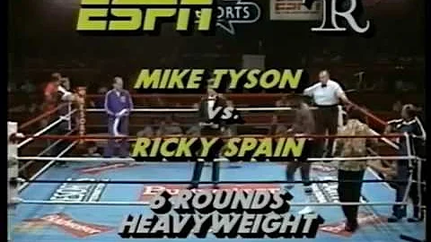Mike Tyson vs Ricardo Spain 20.6.1985 (National Te...