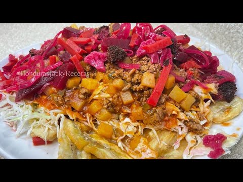 🇭🇳TAJADAS CON CARNE