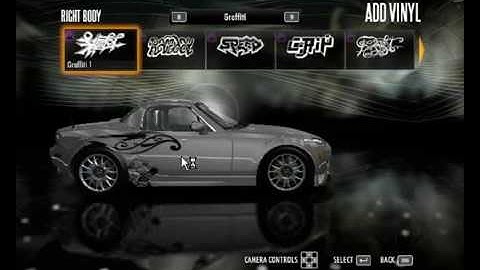 Need For Speed SHIFT (customization)