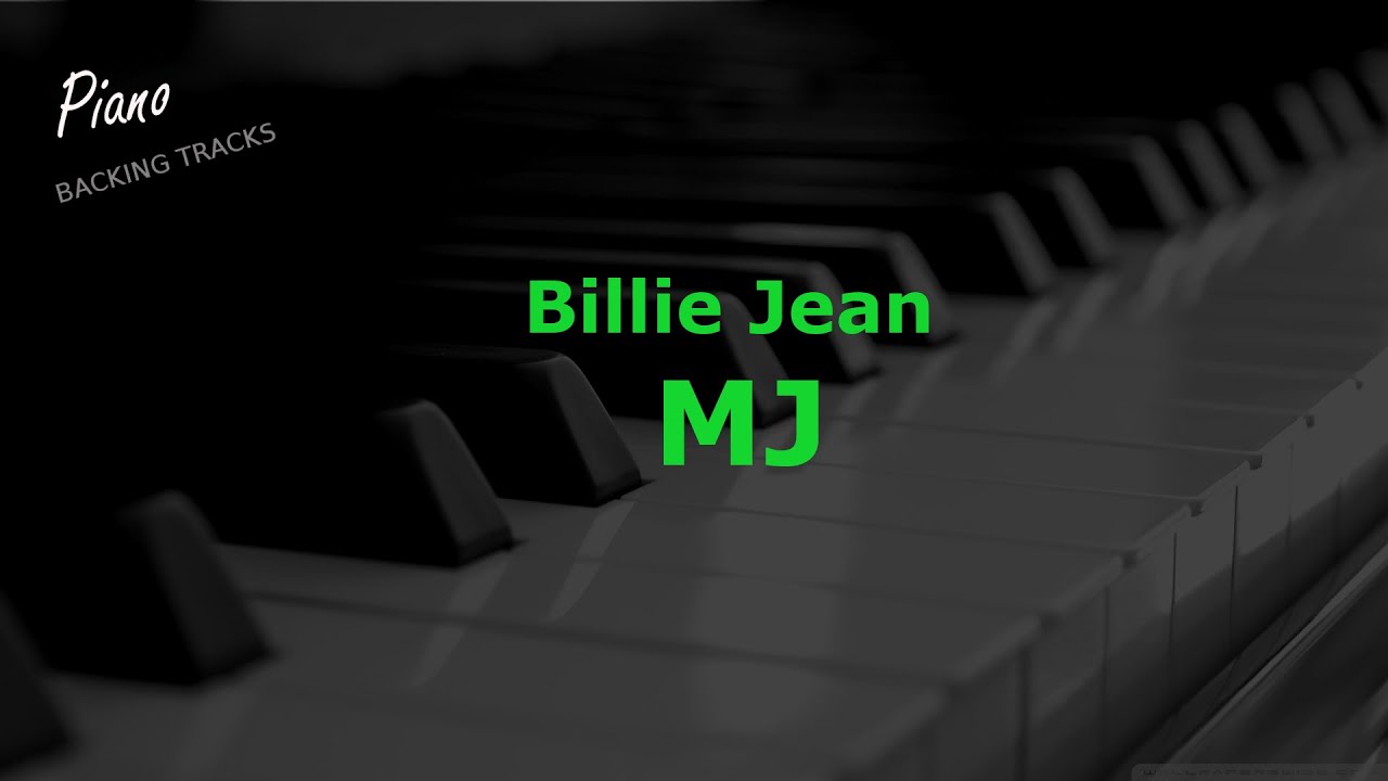 Billie Jean - Michael Jackson (Piano Instrumental Backing Track Karaoke)