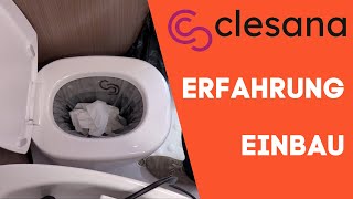 Clesana C1 Camping Verschweiss Toilette Einbau und erste Erfahrung