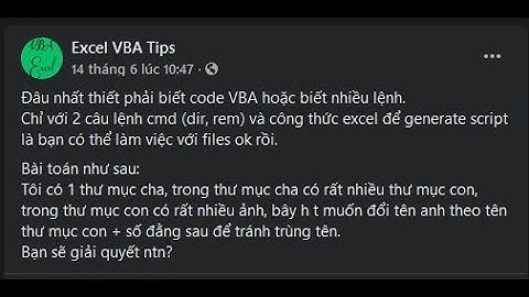 Đổi tên file hàng loạt không cần code VBA