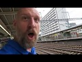 The japanese shinkansen bullet train is so fast youll miss it if you blink  japan travel vlog 5