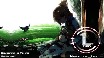 ♕ Nightcore - Sayonara no Temae (Sawai Miku)