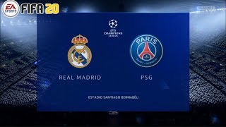 FIFA 20 Real Madrid vs Paris Saint Germain | UCL | ESPAÑOL LATINO (PS4/XBOX ONE)