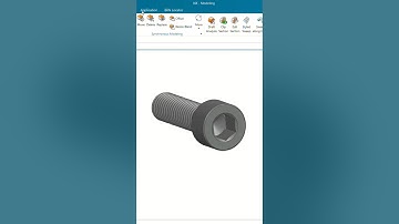How to Make Allen Bolt in Siemens NX| Fastener Design Tutorial #caddesign #cad #nxcad  #ugnx #3dcad