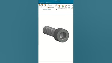 How to Make Allen Bolt in Siemens NX| Fastener Design Tutorial #caddesign #cad #nxcad  #ugnx #3dcad