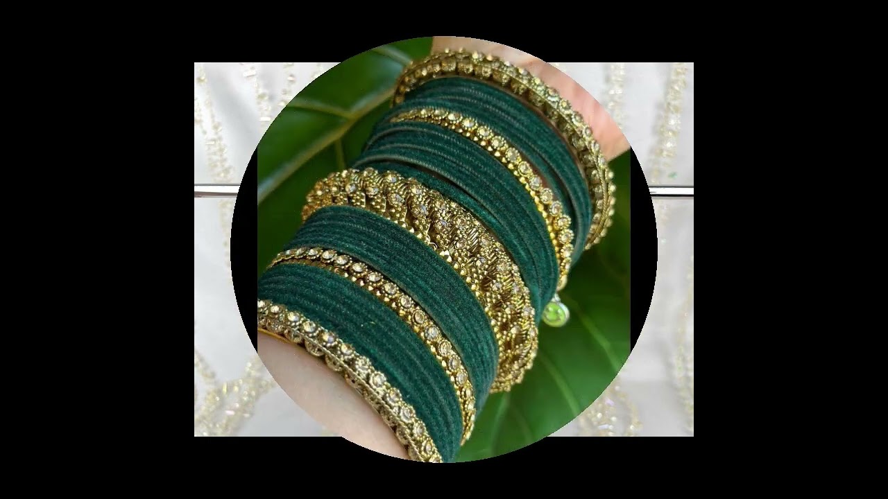 very beautiful latest green chudi collection 