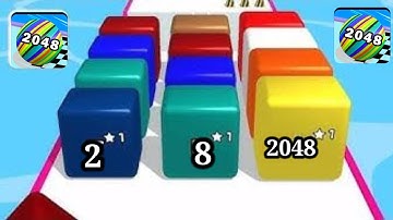 Ball Run 2048 | ball run 2048 ball 3d video games walkthrough Android, iOS New Update All Levels #9