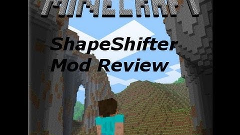 Minecraft ShapeShifter mod review 1.3.2