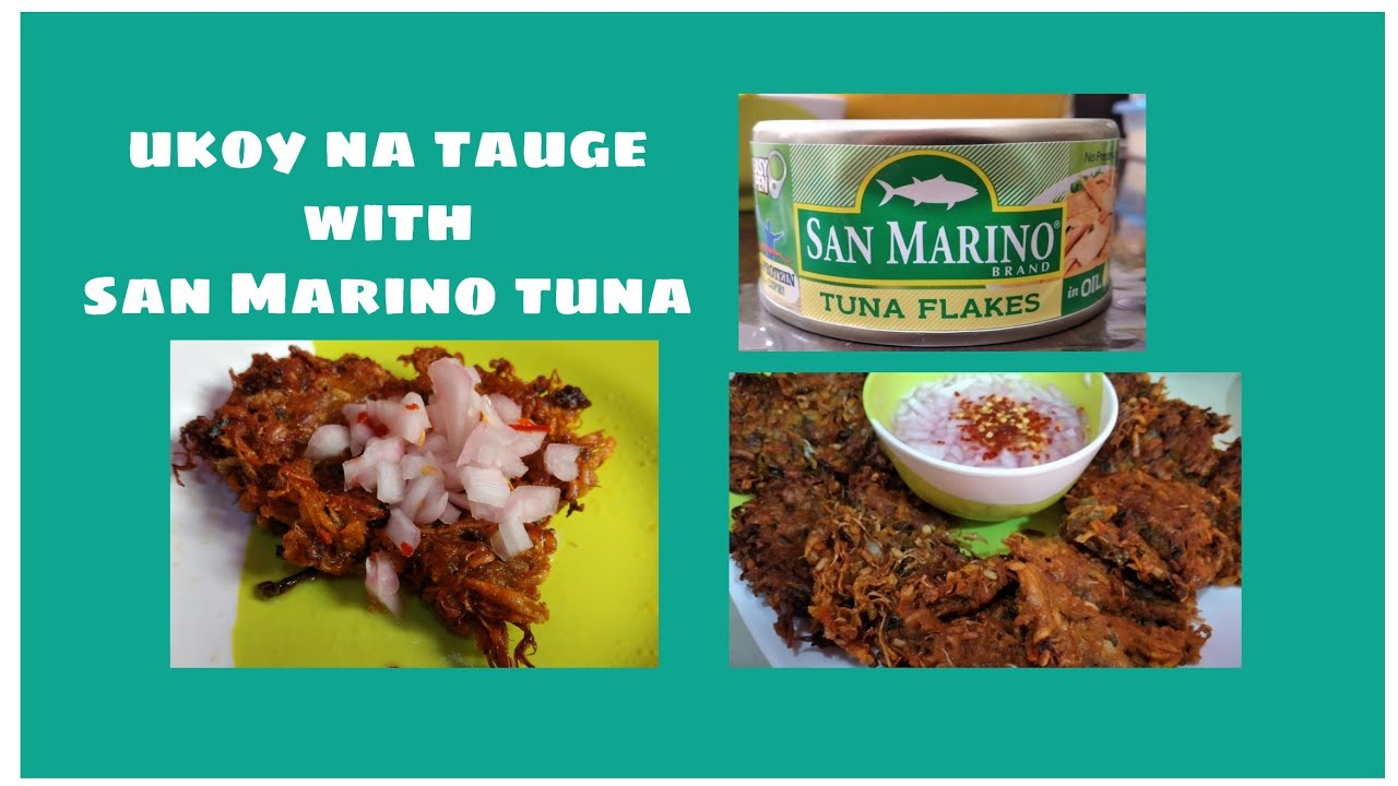 UKOY NA TAUGE WITH SAN MARINO TUNA CRISPY FRITTERS AT DALIN'S