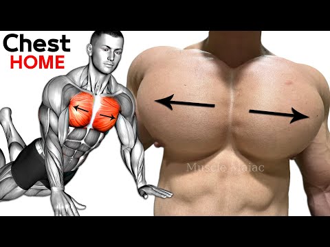 6 Easy Exercises Chest At Home NO EQUIPMENT Needed