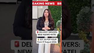 NEW DELIVERY DRIVER AWARD RATES ARE HERE