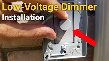 Low Voltage Dimmers - Installation and Where to Buy Them