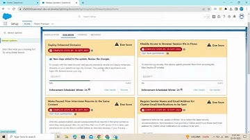 Check Salesforce Release Updates In Org | Release Updates | Salesforce Org | Admin |