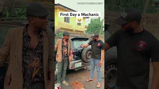 First day a car machanic #comedy #meme #funnyvideo