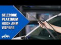 SILICONE PLATINUM Hook Arm Windshield Wipers | PEAK Auto