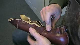 Lasting-up a Derby shoe - Part 2 of 4