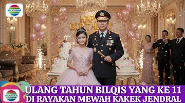 Mengharukan!! Ulang tahun Bilqis yang ke 11 dirayakan mewah di hotel bintang lima oleh kakek jendral
