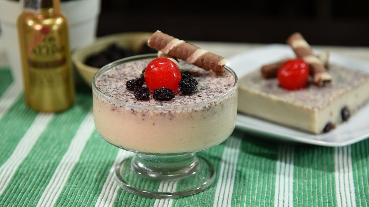 CÓMO HACER UN POSTRE RON CON PASAS