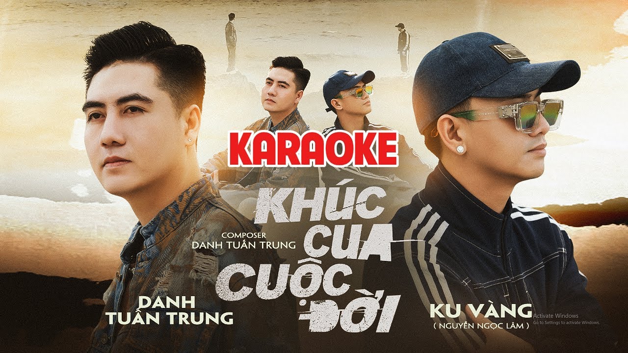 Karaoke Khúc Cua Cuộc Đời - Danh Tuấn Trung x Ku Vàng | Cuộc Đời Mà Thì Phải Có Những Khúc Cua