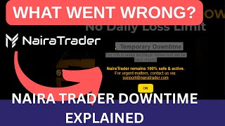 Traders in Panic: The REAL Reason Naira Trader Went Offline! screenshot 1