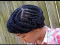 Natural Hair| Flattwist Updo/Protectivestyle