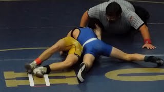 113 #2 Daniel Dover (Anna - Jonesboro) over Dustin Melvin (Marion)  Fall 3:17  SemiFinal Match
