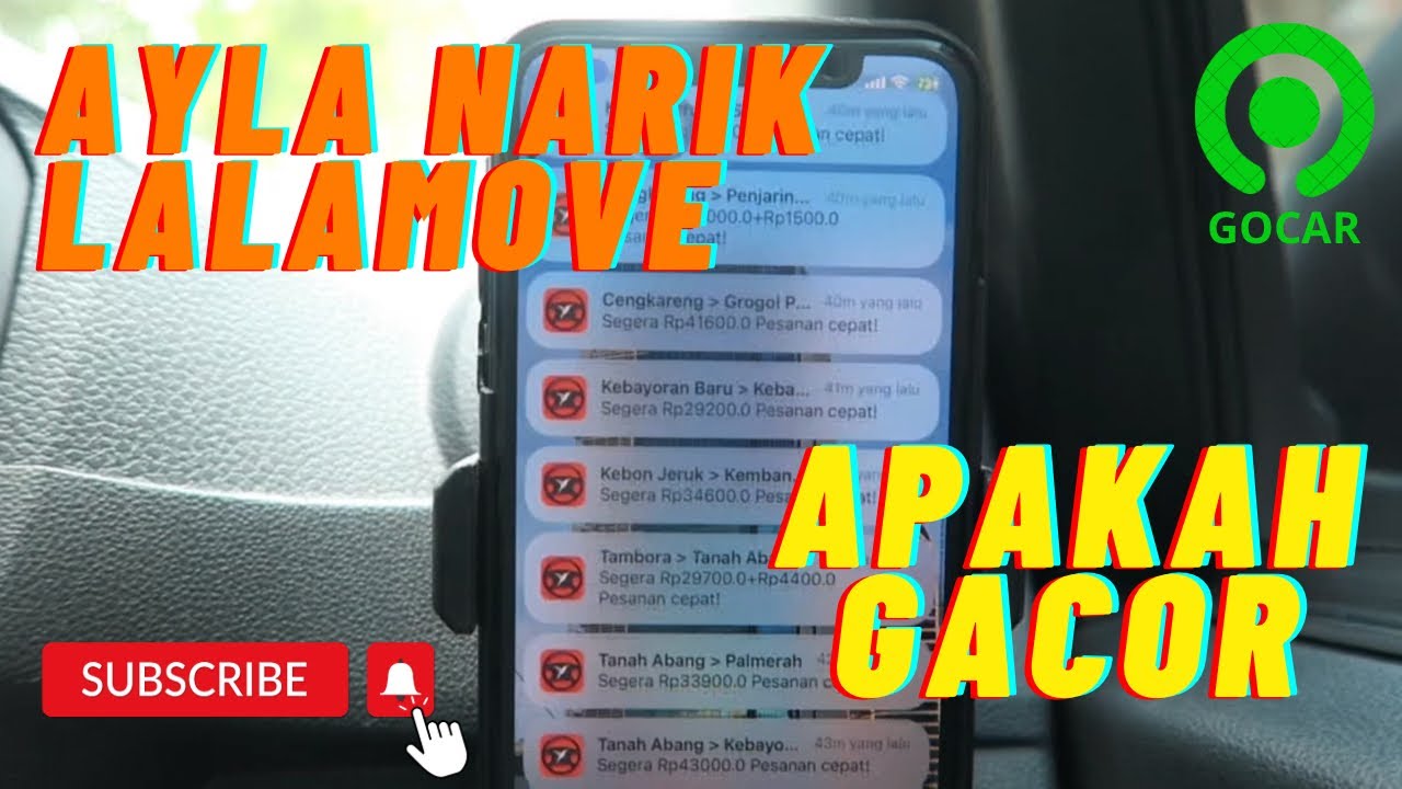 Tiga Aplikasi Seharian, Gocar inDriver Lalamove