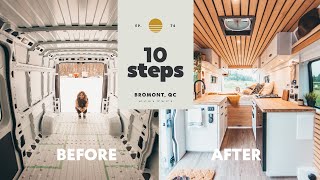 Build YOUR VAN in 10 STEPS  From START to FINISH In only 10 MINUTES