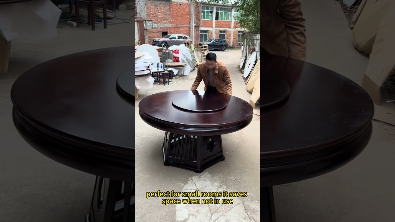 Revolving dining table