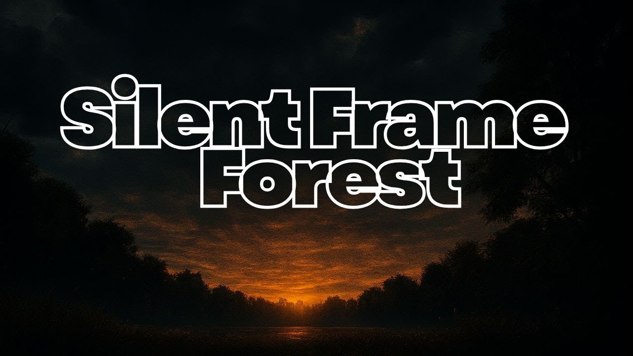 2 Hours of Silent Frame art tv: Time Sleeps in Orange Wallpaper 4K