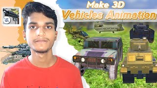 How to Make Vehicles Animation In Mobile || Add Helicopters and Vehicles in Animation 🚗 screenshot 4