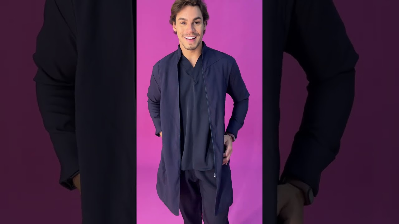 Scrub Alberto + Jaleco Giovanni, o Match look masculino que a gente ama💙🥼