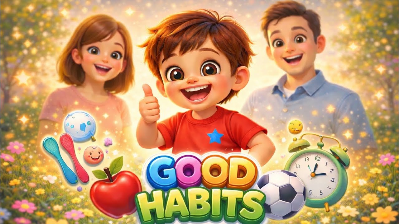Wash Wash Wash Your Hands 🧼 | Kids Good Habits Healthy Habits for Kids | Washing Hands the Fun Way